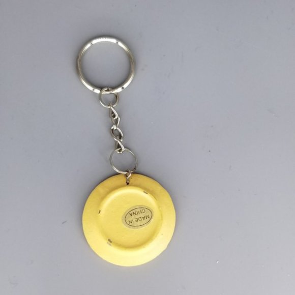 Blue Floral Keychain - Picture 3 of 3